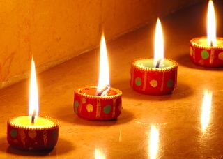 Diwali Candles, Candles for Deepavali, Sparkle Decorative Diwali Candles