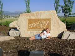 Me at the Stampin Up Headquarters in Riverton, UT
