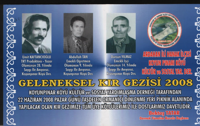 saskara köy piknigi davetiyesi