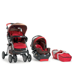 poussette avec frein