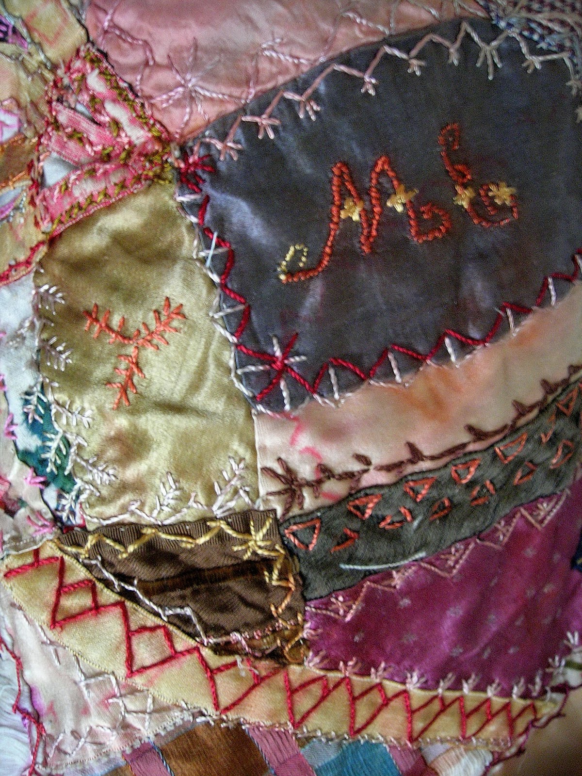 The Rustic Victorian Crazy Quilt by M.E.
