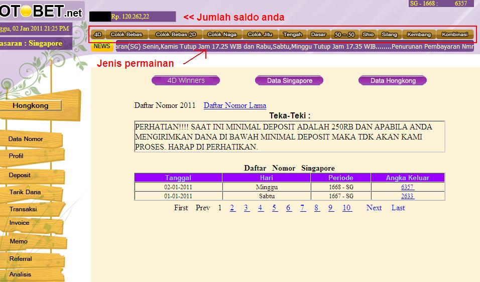 Panduan Togel Online Cara Pasang Permainan 4 3 Dan 2 Angka