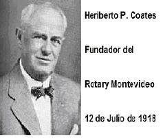Fundador de Rotary Club de Montevideo