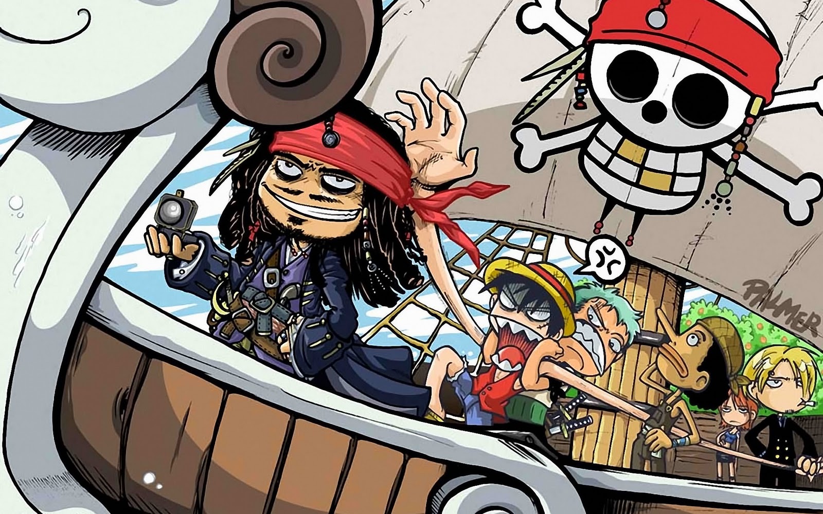 Galeria de imagenes Piratas+del+caribe+4+anime+poster