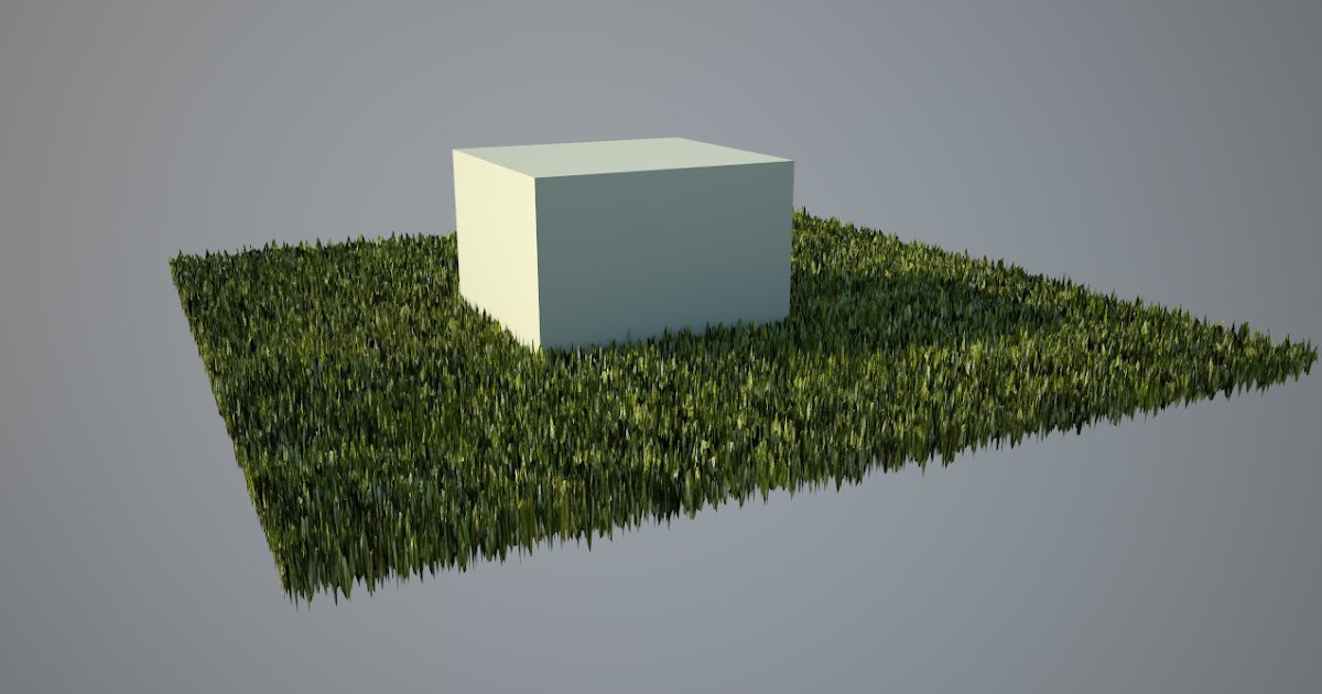 a work by aufialwi Tutorial Grass Vray for Sketchup