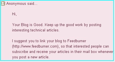 Feedback on my article
