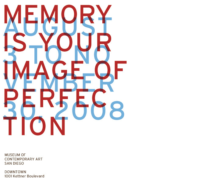 Memory is Your Image of Perfection
