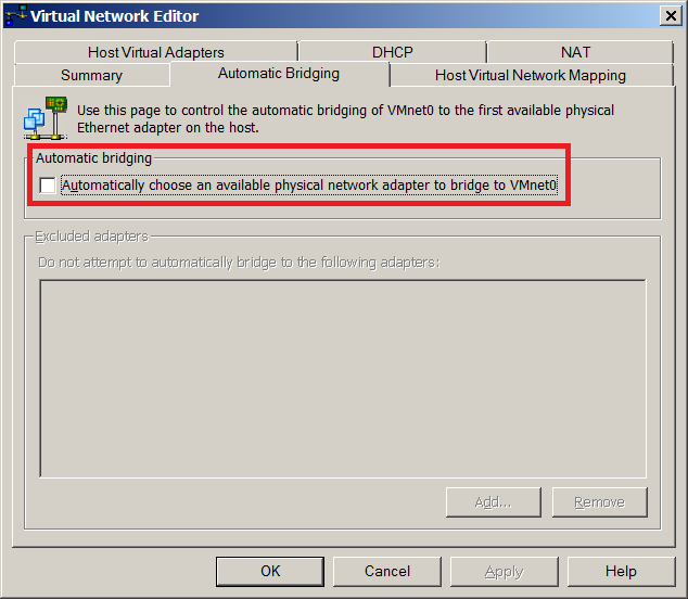 Technotes How to fix NAT service of VMWare Server 2.0.x on Windows 7