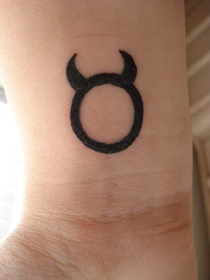Taurus Tattoo Design - Zodiac Symbol
