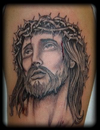Religious Tattoo Design - Jesus Tattoo