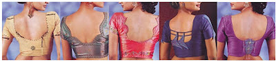 Blouse back designs collection 2011