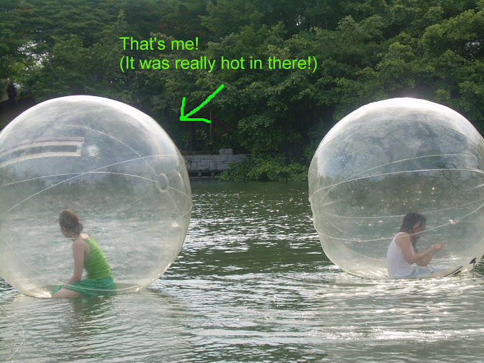 giant plastic balls