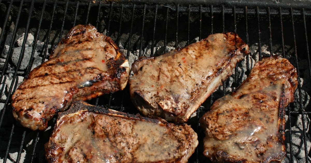Barbecue Master New York Strip Steaks on the Barbecue Grill