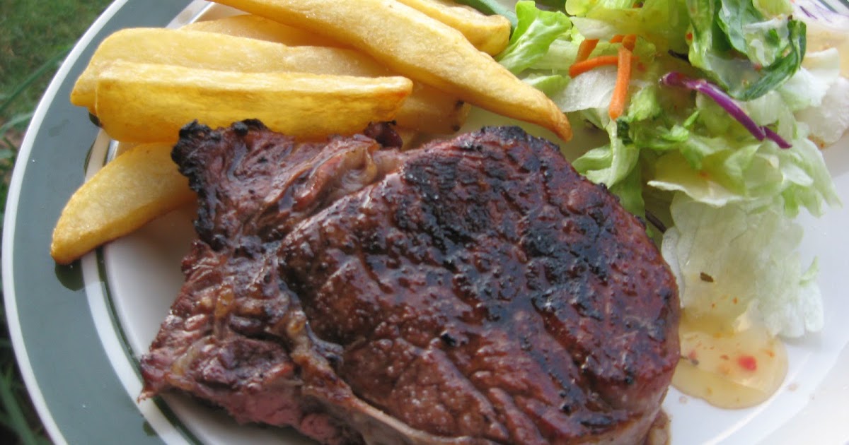 Barbecue Master Rib Eye Steak on the er Kettle Grill with Steak