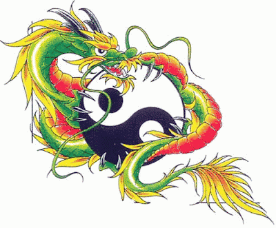 dragon and yin yang tattoo designs. dragon and yin yang tattoo designs