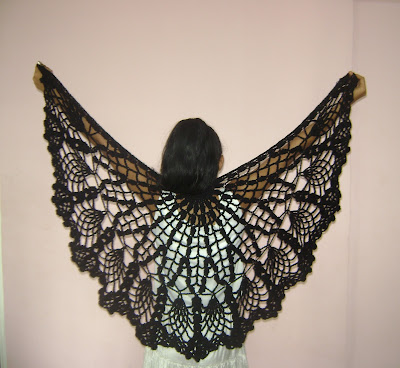 CROCHET PATTERN PINEAPPLE PONCHO SHAWL - Crochet Club