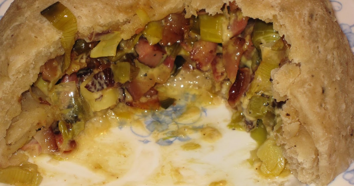 feast with bron Steamed Leek Pudding