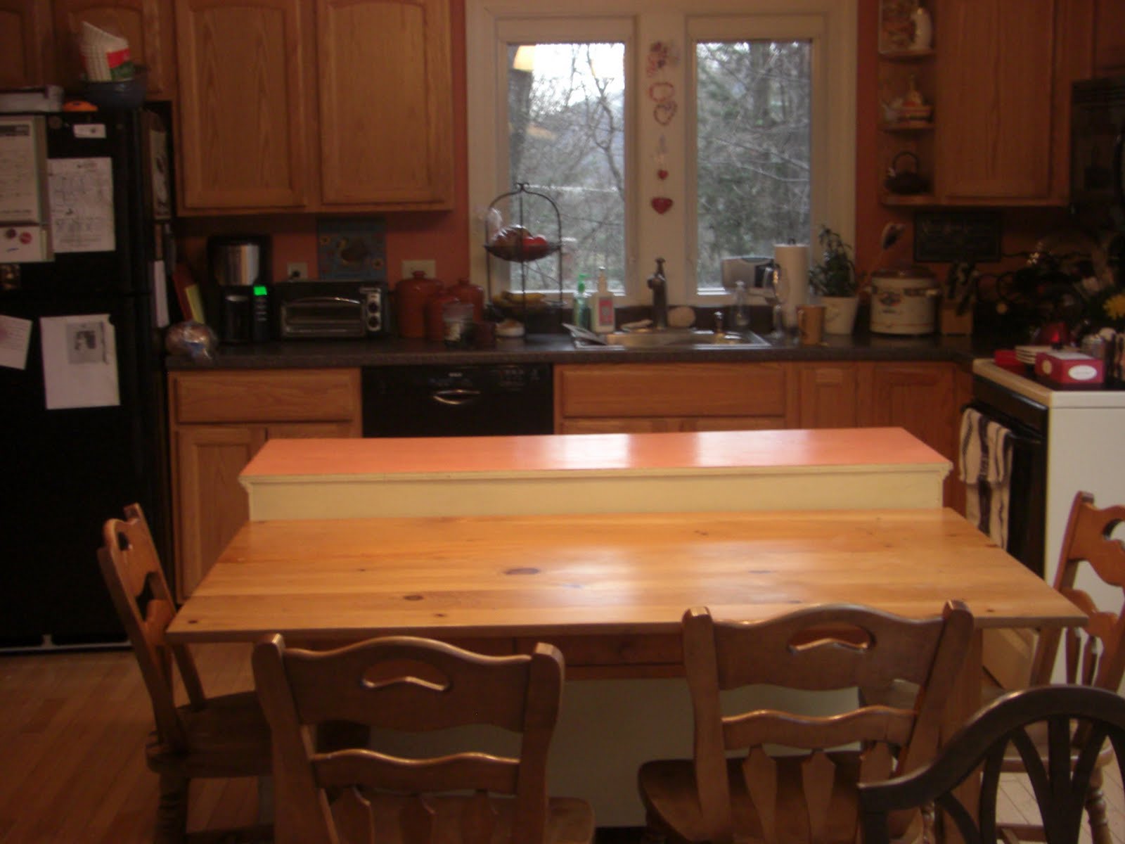 sticks and bricks kitchen island