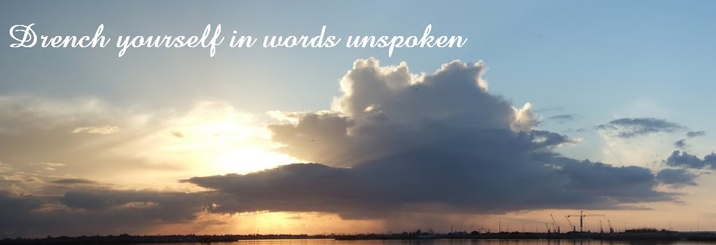 drench yourself in words unspoken
