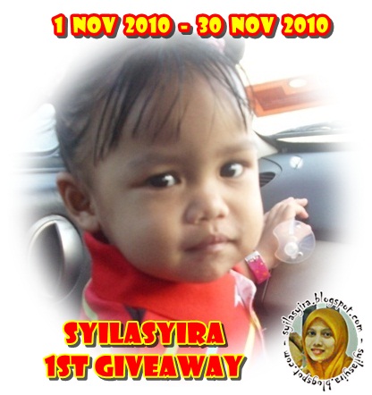 SYILASYIRA 1ST GIVEAWAY