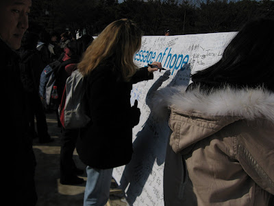 Seoul Seollal Festival, Namsangol Village, Karen's message of hope