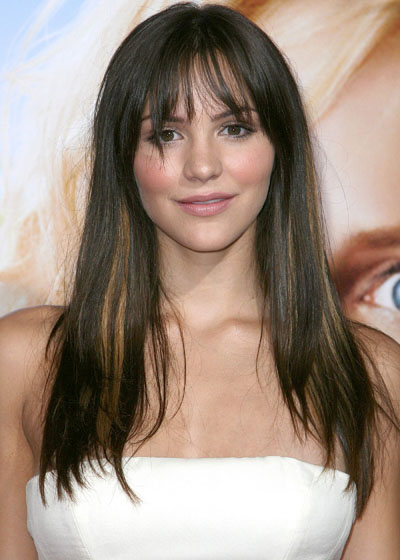 Cute Short Hairstyles for Round Faces Women in 2010. Long Curly Haircut with