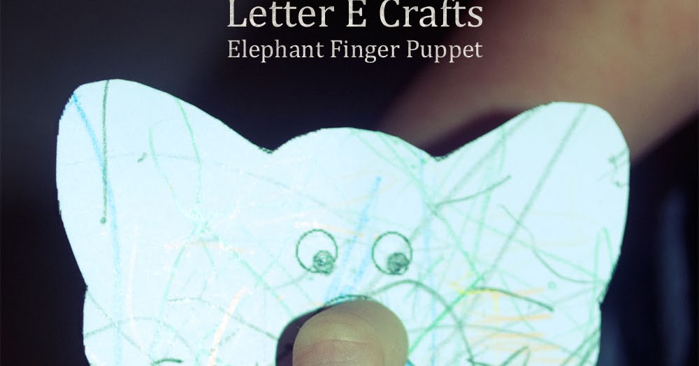 When You Never Expect Two Elephant Finger Puppet