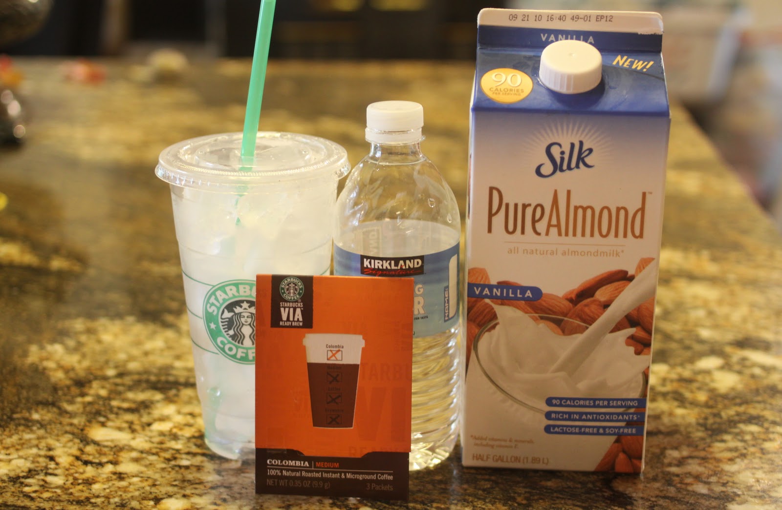 Starbucks Sweetened Iced Coffee Via Instant 10 Packets Venti Clear
