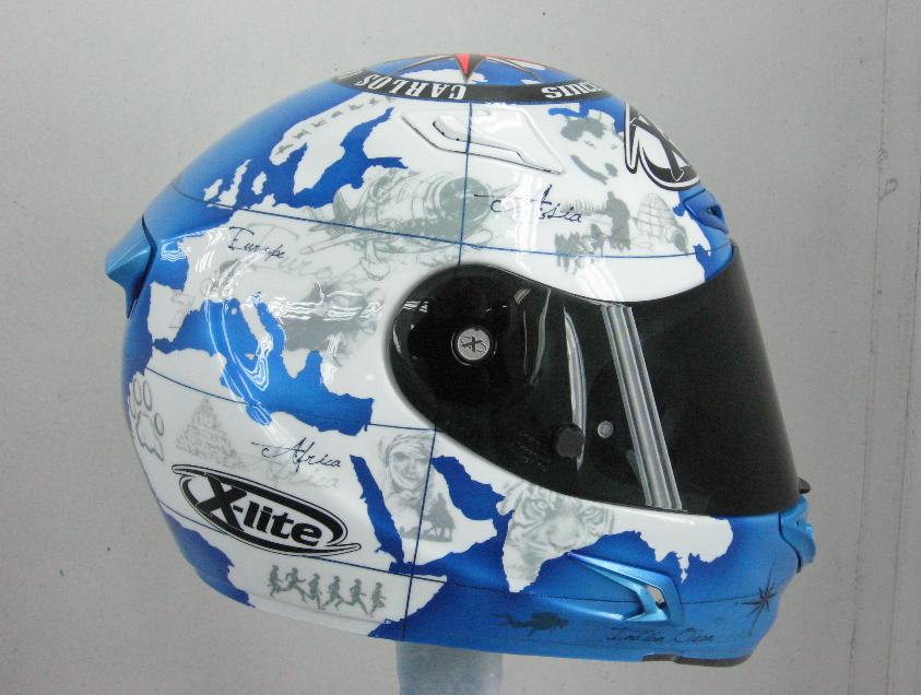 Carlos Checa Helmet