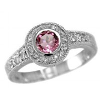 pink diamond engagement ring