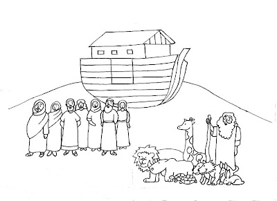 L Arche De Noe Coloriage