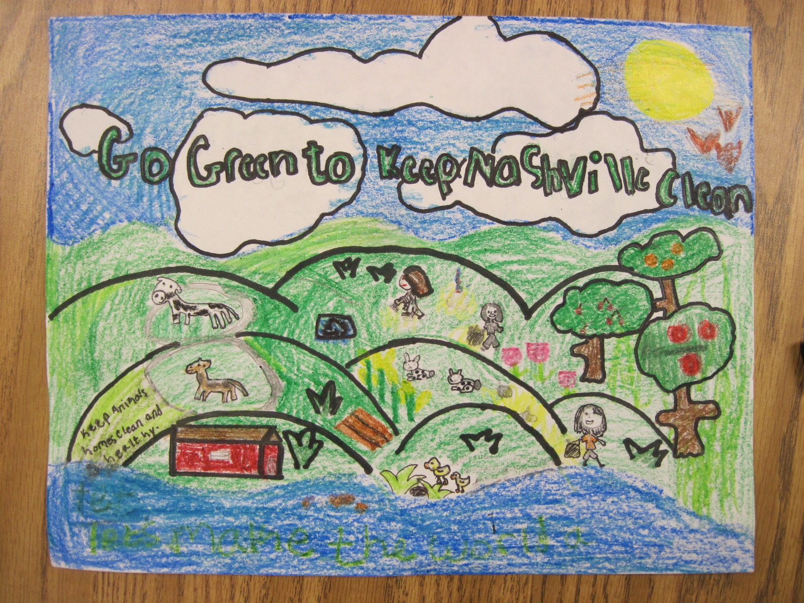 ChumleyScobey Art Room Go Green to Keep Nashville Clean!