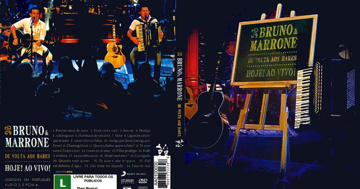 Baixakola, baixar as melhores capas! Bruno e Marrone De Volta ao Bares