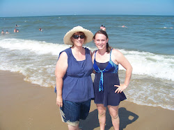 My mom and I at Virginia Beach (2010)
