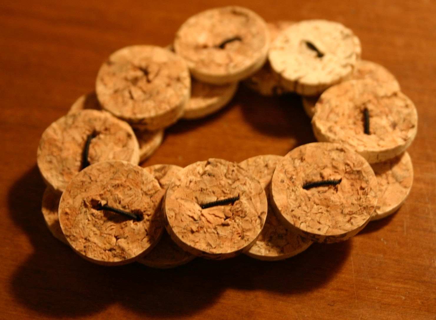 DIY Easy Recycled Cork Bracelet
