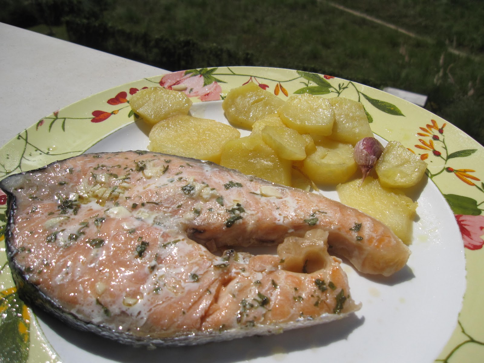 mis recetas dulces y saladas salmón al horno (en papillote) con