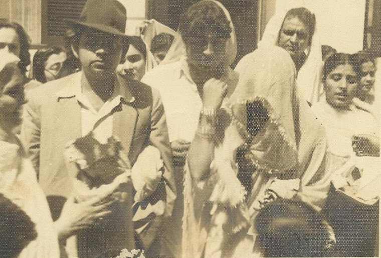 One of the most treasured photographs: His wedding with Suman Devi