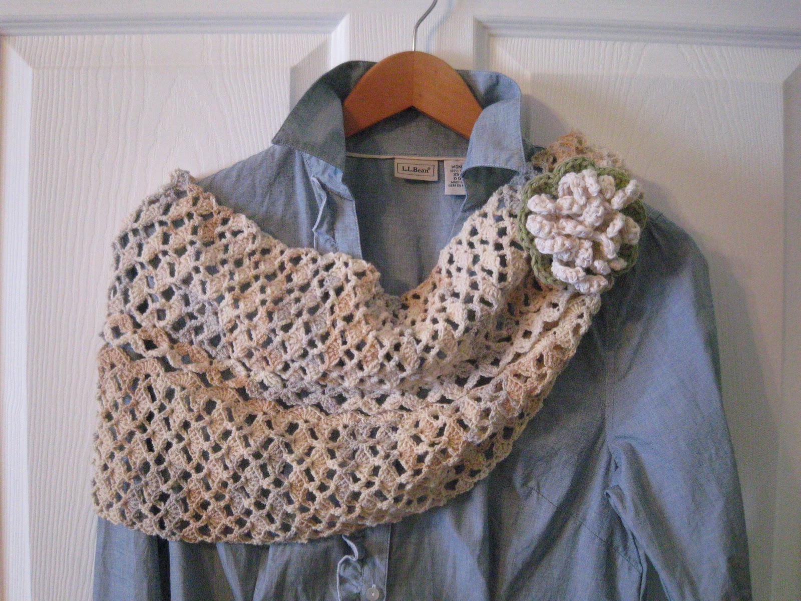 Crochet Machine Tube Scarf