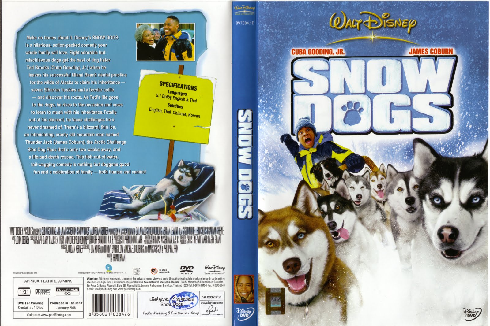 Snow Dogs (2007) แก๊งค์คุณหมาป่วนคุณหมอ My Covers Collection