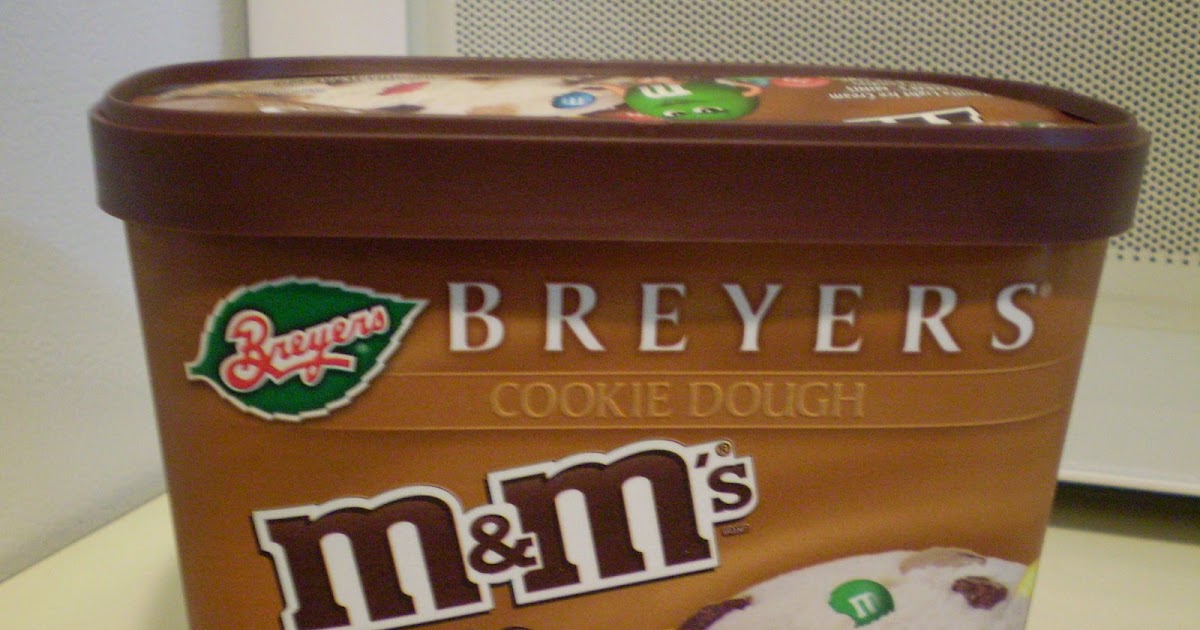 The Chocolate Traveler M&M Collector NEW Breyers M&M Cookie Dough ice cream!