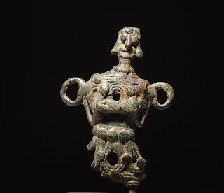 Ancient Near Eastern Luristan bronze Fertility Goddess idol