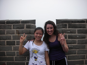 Lauren at the Great Wall