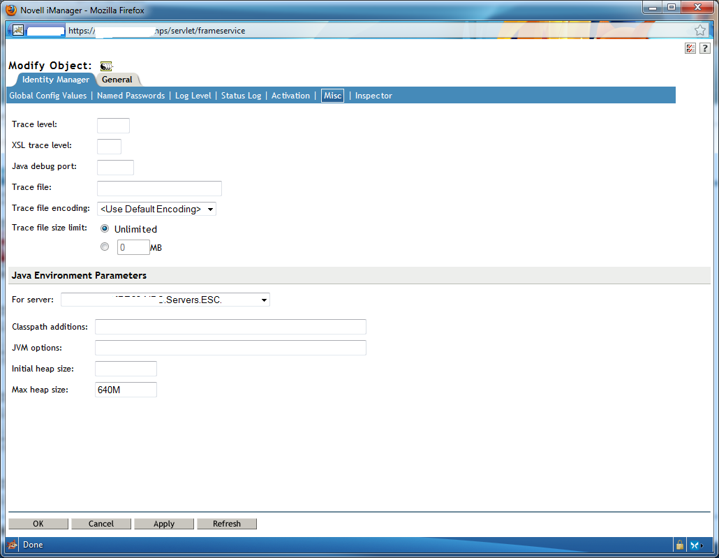 Performance Tuning Novell IDM