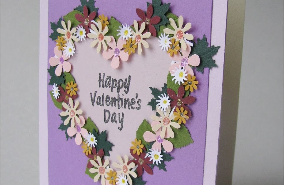 CornerstoneLAE Valentine's Day Floral Heart Card