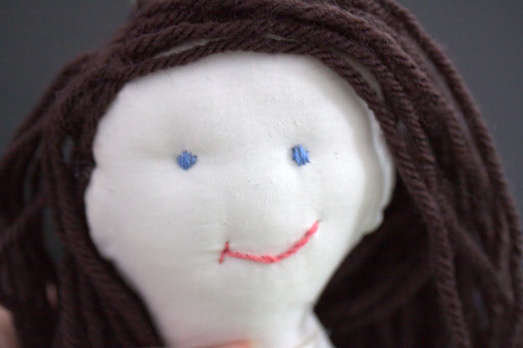 Quaint and Quirky Rag Doll Tutorial Face