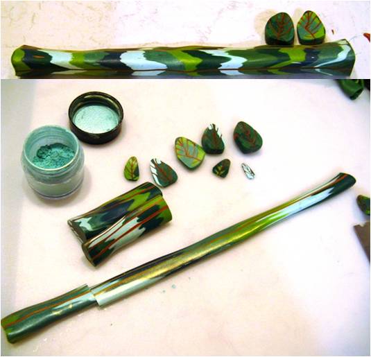 Simple Inspirations by Sandy Variegated leaf cane tutorial week 19