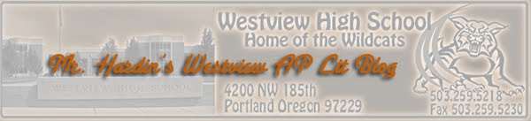 Mr. Hardin's Westview AP Lit Blog