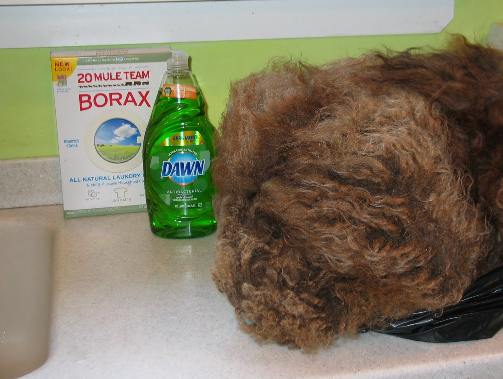 Losing Our Shirts, Keeping The Farm How to Wash a Wool Fleece