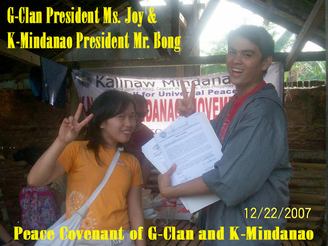 KMMI SIGNING OF PEACE COVENANT WITH THE G-CLAN
