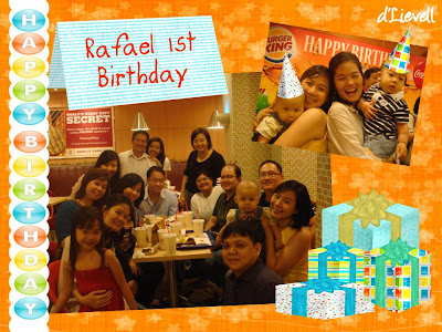 Rafael's 1st B'day